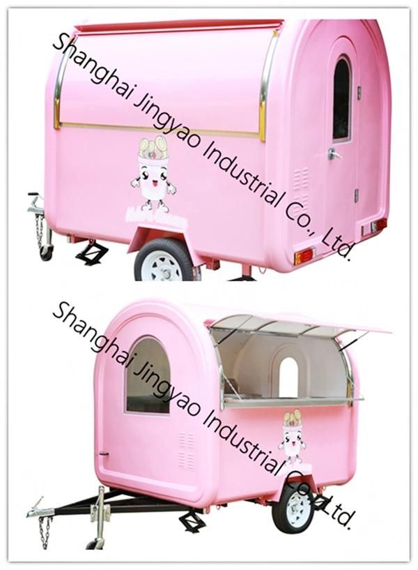 Mobile Food Truck/Outdoor Coffee Cart/Hot Dog Mobile Food Trailer