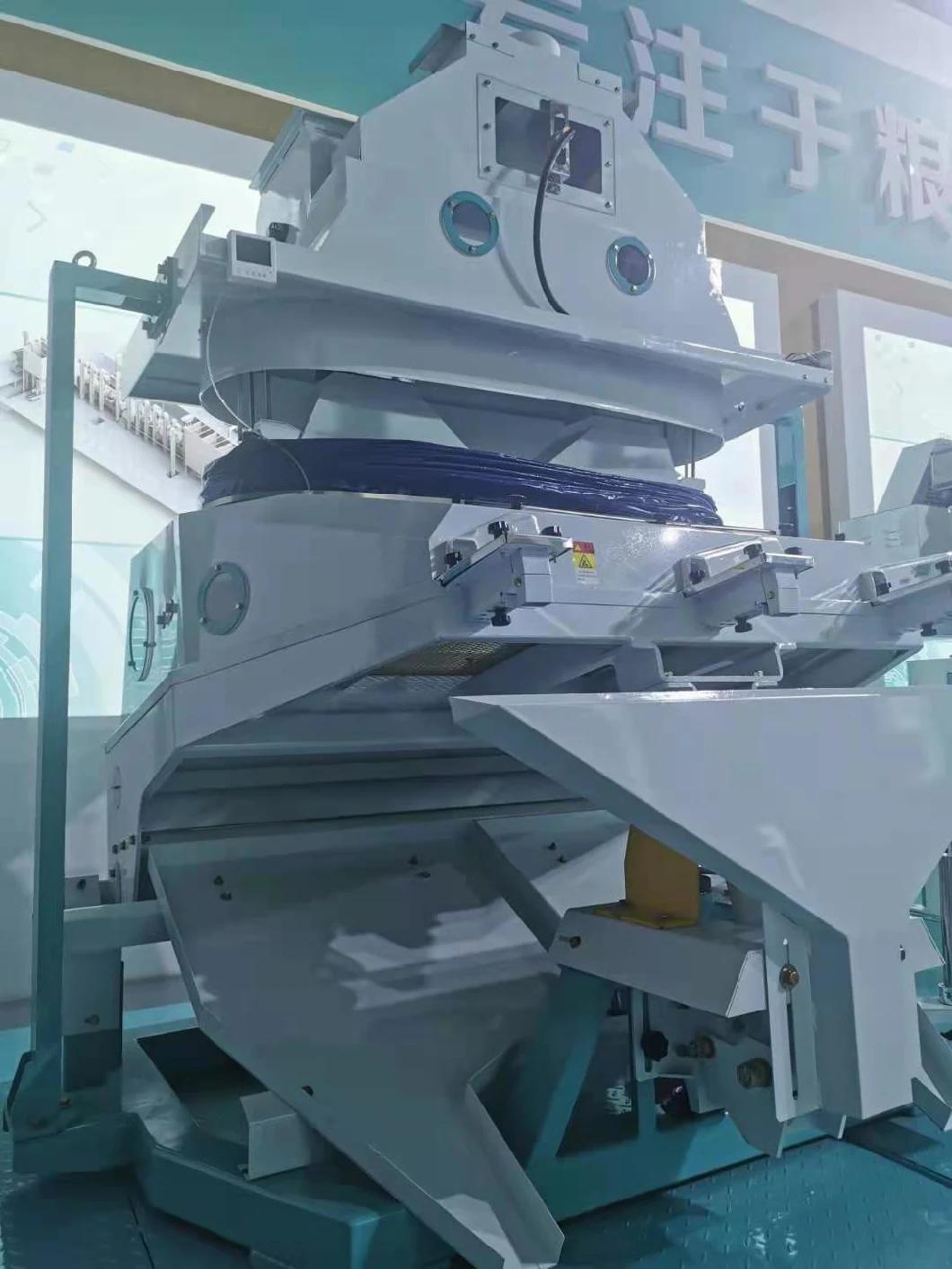 Clj Brand Rice Milling Machine Tqsx170 Single Layer Suction Type Vibrating Destoner Machine