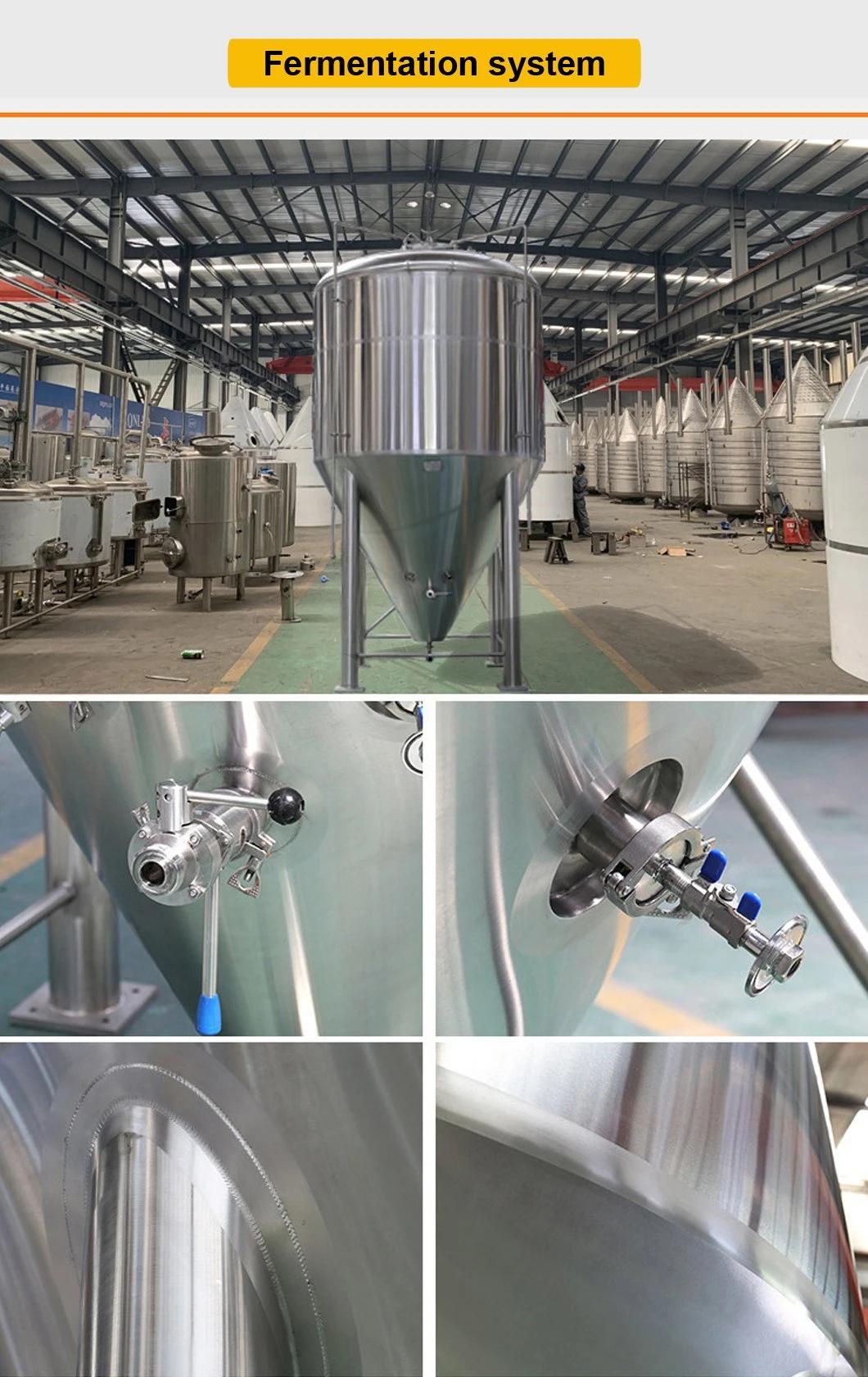 SUS 304 / 316 Beer Brewery Equipment with Digital Display Control