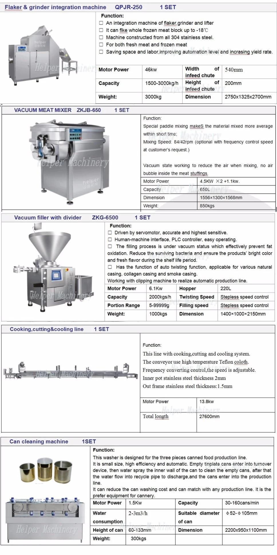 Canned Wet Pet Food Making Machine