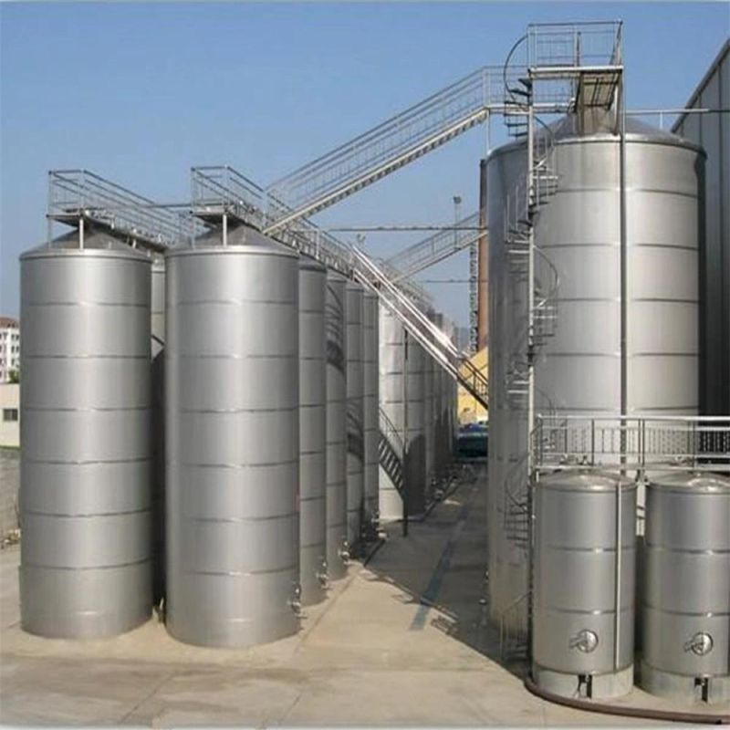Sanitary Steam Heating Electric Heating Stainless Steel Tank with Mixer