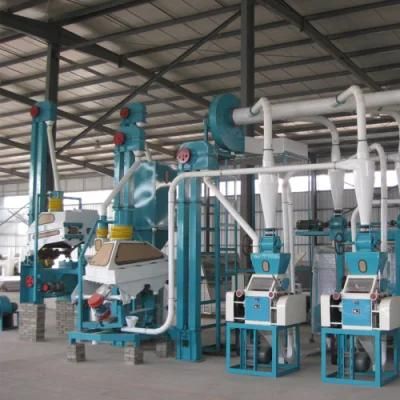 100t Flour Packing Machine Maize Flour Mill Corn Flour Milling Line