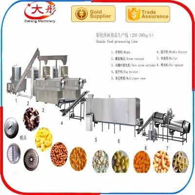 Cereal Breakfast Puffed Corn Flakes Snack Making Machine