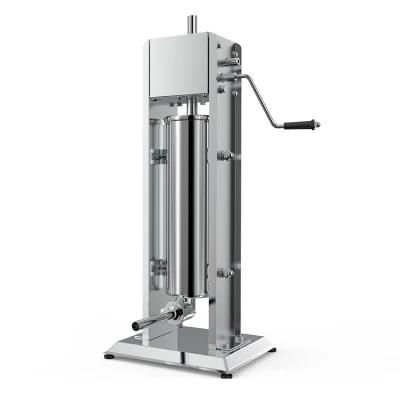 Two Speed Stainless Steel Sausage Filler Machine for Roll Sausage in Russia with ...