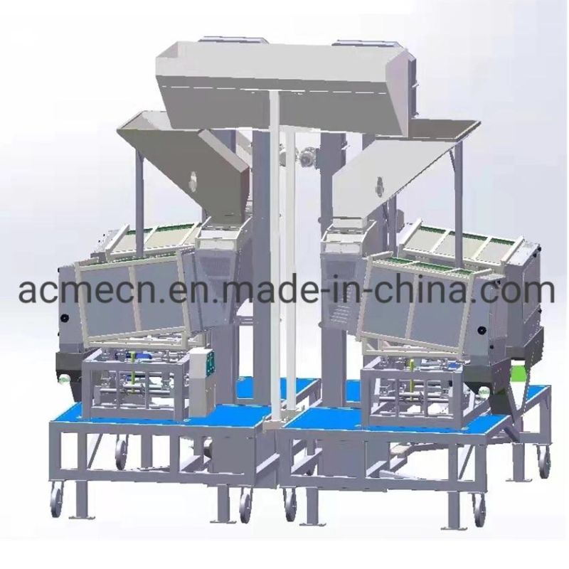 Mobile Grain Cleaning Machine Raw Grain Cleaning Sieve Rice Factory Grain Depot Rice Cleaning and Screening Equipment