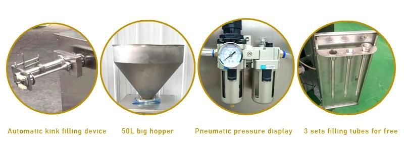 Exported to 20 Countries Sausage Stuffer Filling Machine with Twisting Function