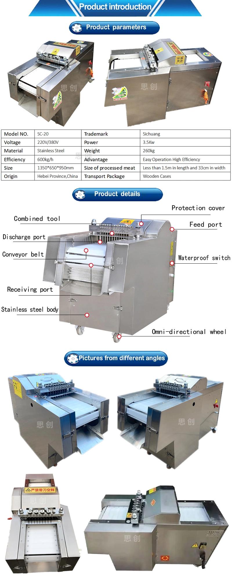 Commercial Poultry Cutting Machine Frozen Chicken Cutting Machine in India