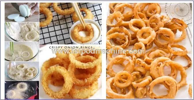 Onion Ring Deoiling Machine and Fried Food Chicken and Fish Deoiling Machine