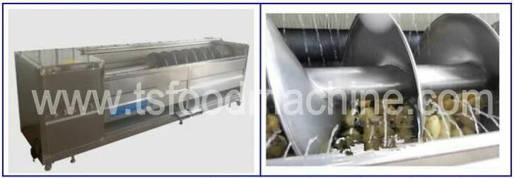 Yam Peeling and Washing Machine with Brush Type