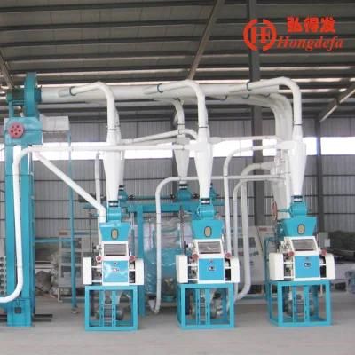 Small Capacity Corn Flour Milling Machine for South America