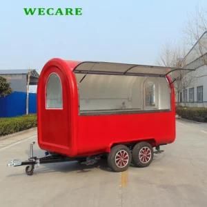 Fast Food Cart for Selling with Towbar
