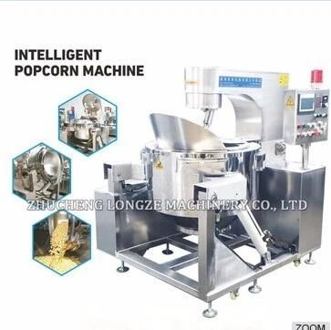 Fully Automatic Oil Corn Popping Making Machine Approved by Ce Certificate