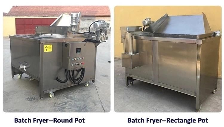 Semi Automatic 100kg Per Hour Banana Chips Frying Machine