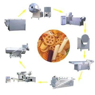 Fried Crispy 3D Snack Pellet Plantain Chip Processing Line