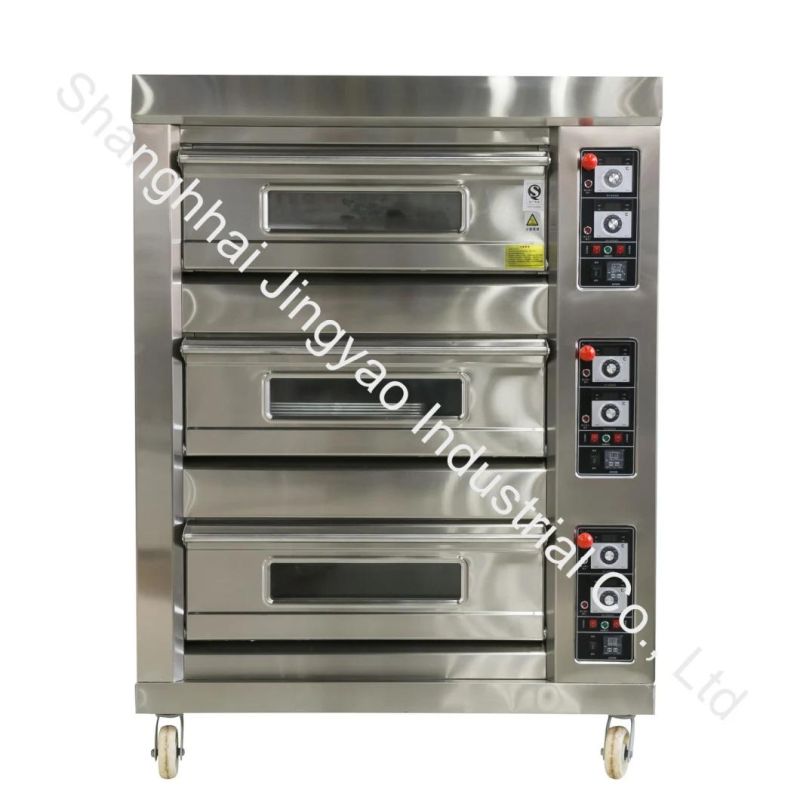 Commercial Durable Pizza Bread Baking Deck Oven Machine Industrial Single/Double Electric/Gas Pizza Bread Baking Deck Oven Machine