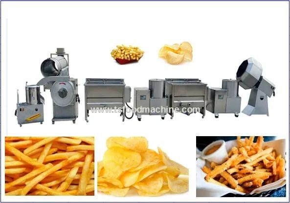 100-200kg/H Potato Chips Processing Line