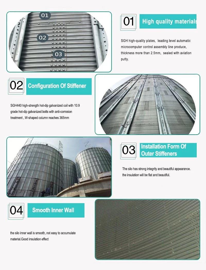 Agricultural Silo Fabricated Steel Silo for Bulk Materials