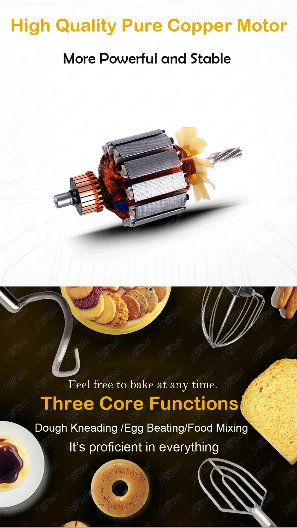 Zb10L Stainless Steel Electric Food Mixer Planetary Mixer Dough Mixer, Egg Beater Machine