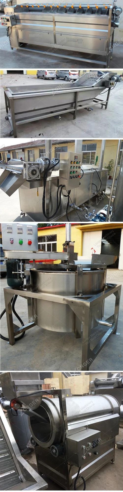 Professional Fully Automatic Potato Chips Making Machine Price for Sale