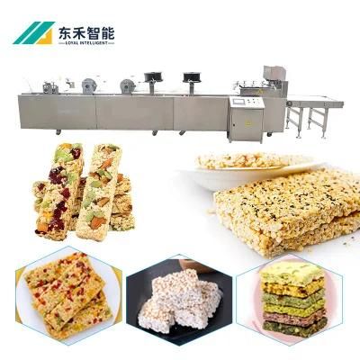 Energy Nougat Muesli Protein Bar Production Line Sugar Cereal Bar Machine