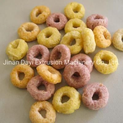 Nutritional Cereal Breakfast Ring Extruder Machine