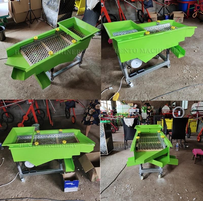 High Efficiency Fresh Garlic Vibration Screening Grading Machine