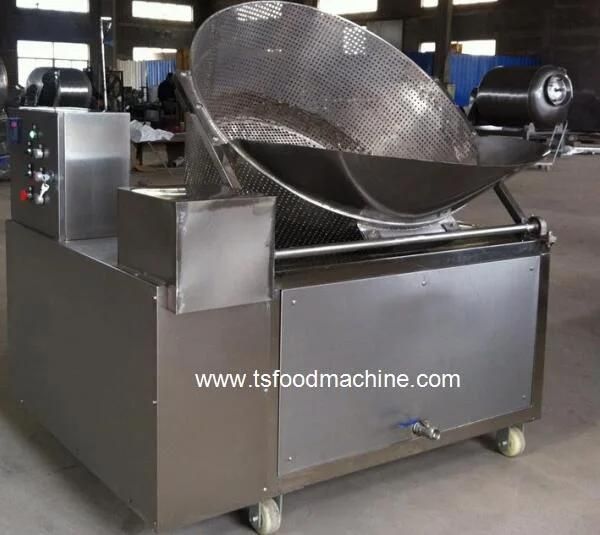 Fast Food Making Machine Tsbd-15 Ce Semi-Automatic Nuts Frying Machine
