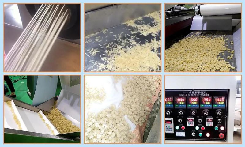 Industrial Macaroni Pasta Production Line for Macaroni Pasta Food Machine