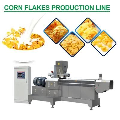 Popular and Industrial New Hot Fashion Extruder Corn Flake Making Machine