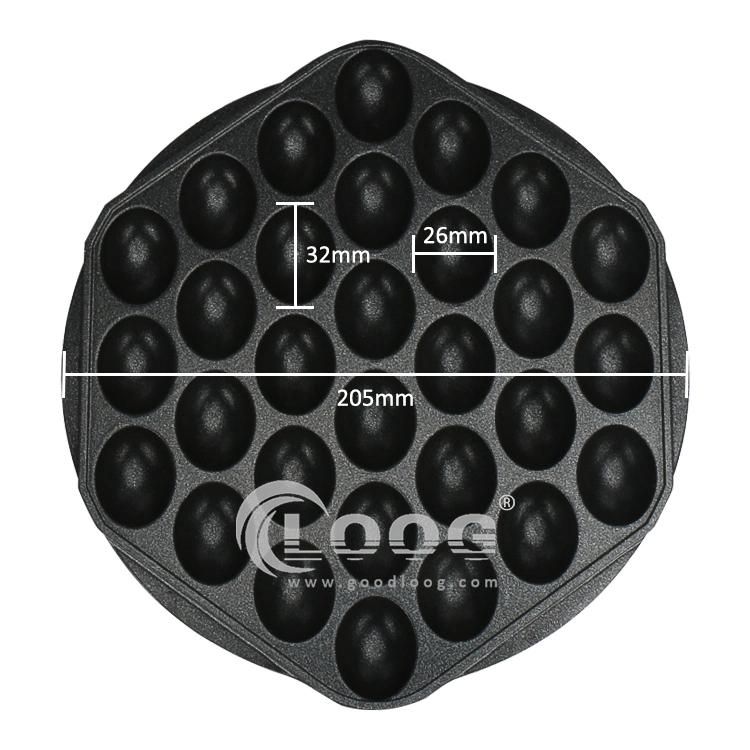 OEM Custom Best HK Style Rotating Bubble Waffle Maker Round Lolly Belgian Digital Waffle Making Machine Best Bread Grilling Baker for Restaurant