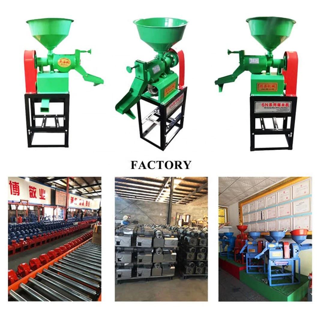 Cj6n40 Small Type 150kgs/H Factory Price Complete Set Combined Rice Mill Mini Small Paddy Rice Milling Machine