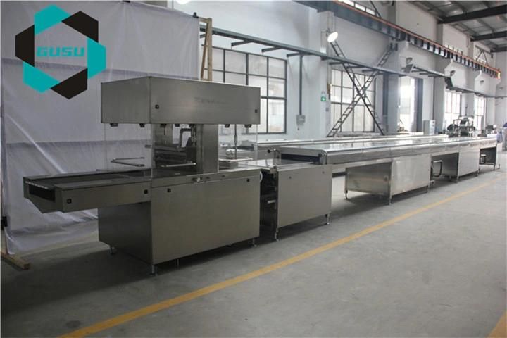 Gusu Small Chocolate Coating Machine with 400mm Belt