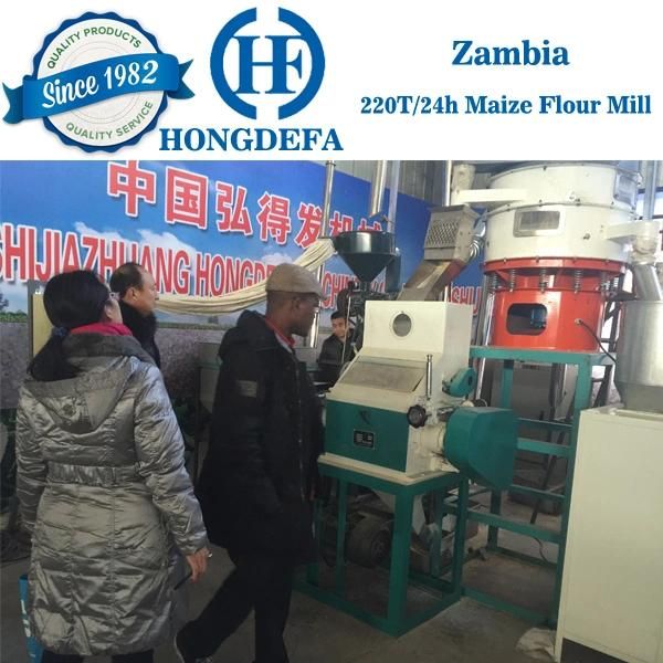 Super White Maize Meal Making Machine 150ton Per Day