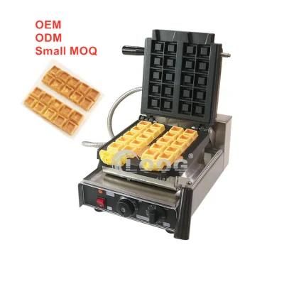 Mini Making Egg Bubble Waffle Popular Commercial Flip Stick Machine with Timer Waffle ...