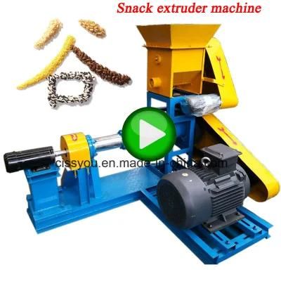 China Grain Snack Puffed Inflating Food Extruder Processing Machine
