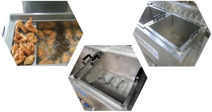 Industrial Kitchen Frying Machine Oil- Water Mixed Electric Fryer