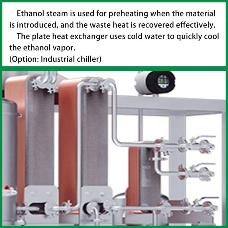 Triple Effect Essential Oil Equipment Falling Film Evaporator