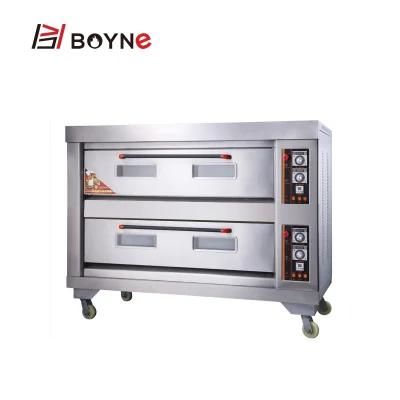 Bakery Equipment One Layer Three Trays Gas Oven for Commercial Kitchen