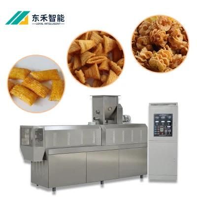 Bugles Snack Food Process Line Fully Automatic Fried Corn Bugles Snacks Production Line ...