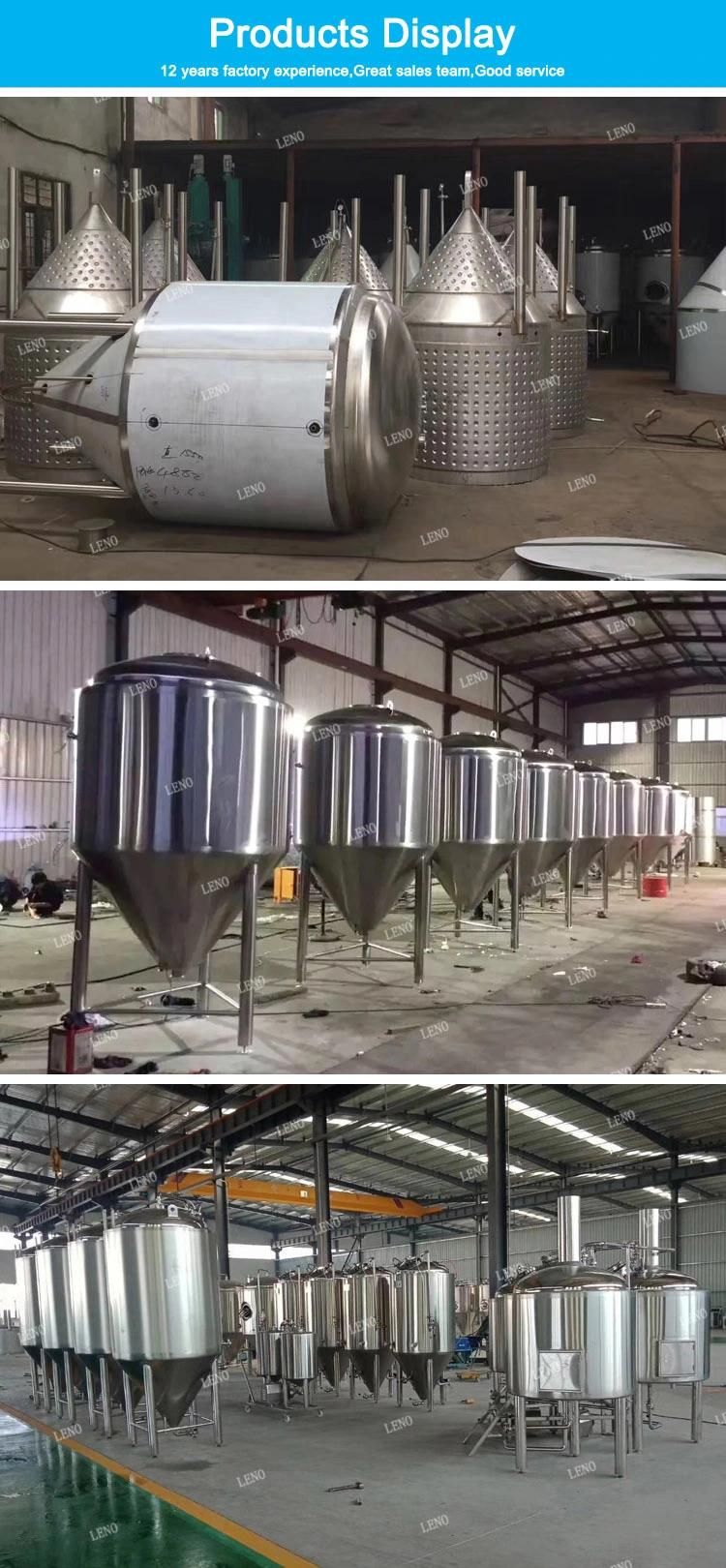 Leno Fermenter 500L Cooling Jacket Beer Fermentation Tank Beer Inox Fermentation Tank