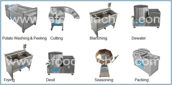 Commercial Small Scale Potato Chips Making Line