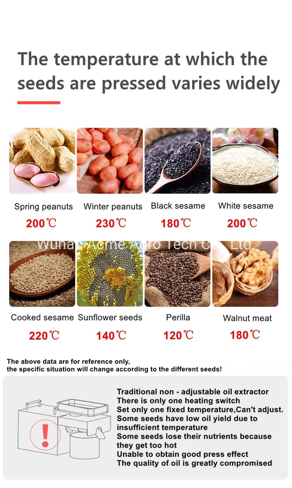 Household Sesame Coconut Hot and Cold Small Olive Oil Press Machine Price Cold Mini Oil Press Machine