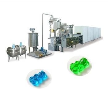 PLC Control Gelatin Pectin Carrageenan Candy Making Machine for Industrial Use