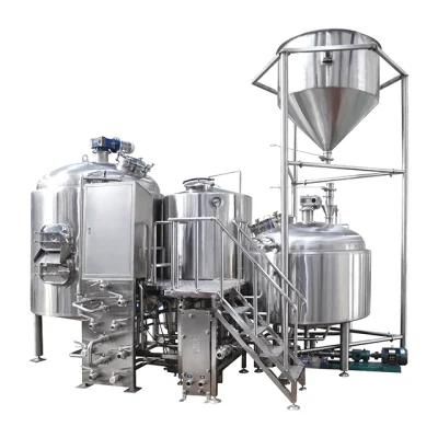 Food Grade Stainless Steel Beer Brewery Plant with Titanium Plated