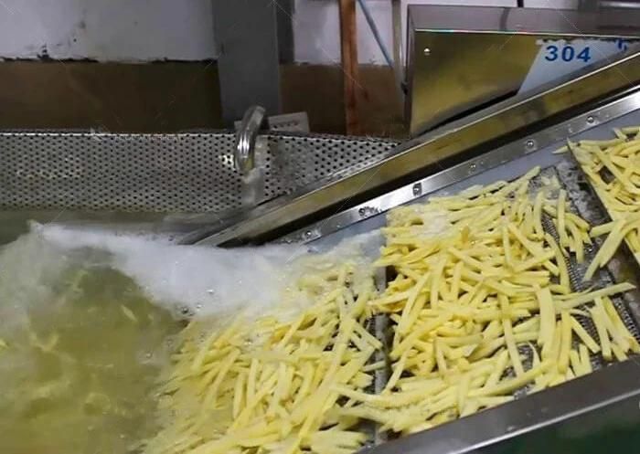 Chip Processing Line Steam Getable Potato Chips Blanching Machine