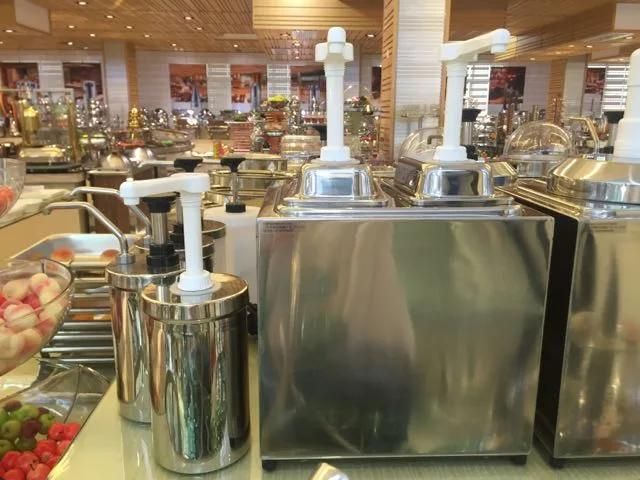 Stainless Steel Hamburger Hot Dog Ketchup Tomato Chili Dispenser Pizza Sauce Dispenser Gun