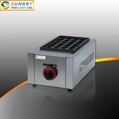 Countertop Gas Fish Ball Furnace Grill and Takoyaki Making Machine