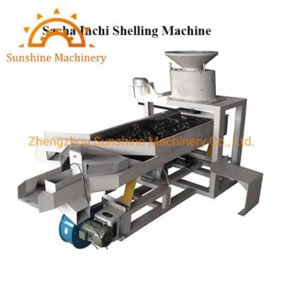Automatic Sacha Inchi Nuts Cracking Dehuller Dehulling Machine