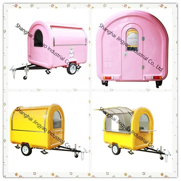 Mobile Food Truck/Outdoor Coffee Cart/Hot Dog Mobile Food Trailer