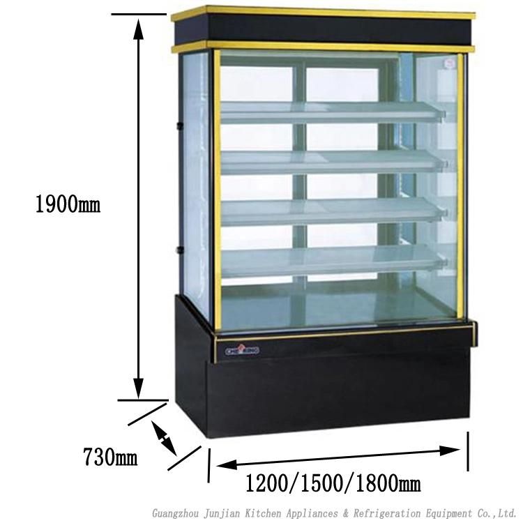 Commercial Upright Marble Cake Showcase Display Cabinet
